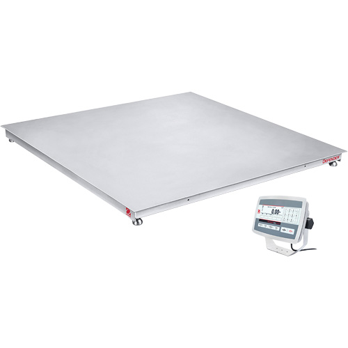 Balance de plancher lavable DEFENDER 5000, Capacit&eacute; de 2500 lb, 48" la x 48" lo Ontario Packaging
