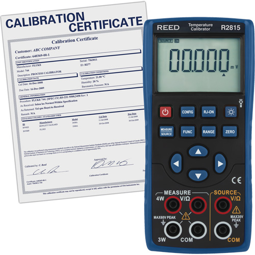 Temperature Calibrator with Traceable Certificate Ontario Packaging