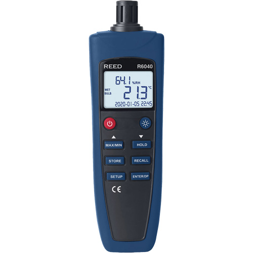 Psychrom&egrave;tre/Thermohygrom&egrave;tre, 0% - 99,9% HR, -4°- 158° F ( -20° - 70° C ) Ontario Packaging