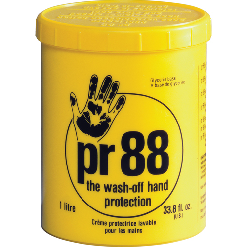 Cr&egrave;me protectrice pour la peau PR88 - La protection pour les mains, Pot, 1000 ml Ontario Packaging