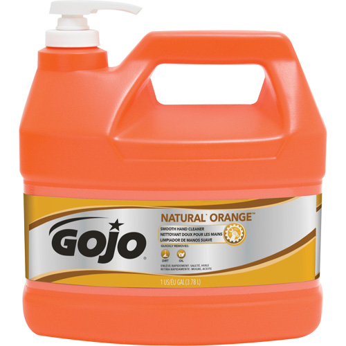 Nettoyant &agrave; mains Natural Orange, Cr&egrave;me, 3,78 L, Cruche, Agrumes/Orange Ontario Packaging