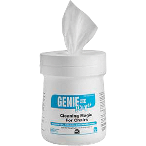 Cleaners & Disinfectants - Genie Plus Chair Cleaner, 7" x 6", 160 Count Ontario Packaging