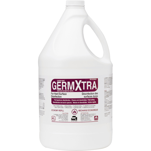 D&eacute;sinfectant Germxtra pour surfaces dures, 4 L, Cruche Ontario Packaging