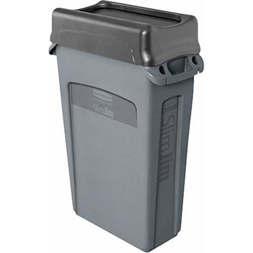 Contenants Slim Jim a/canaux de ventilation, Plastique, 23 gal. US Ontario Packaging