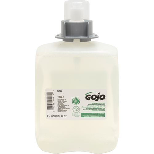 FMX-20 Green Certified Hand Soap, Foam, 2 L, Unscented Ontario Packaging