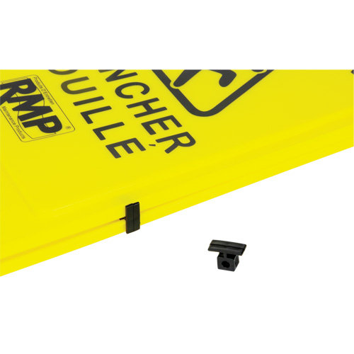 Safety Wet Floor Sign, Bilingual with Pictogram Ontario Packaging