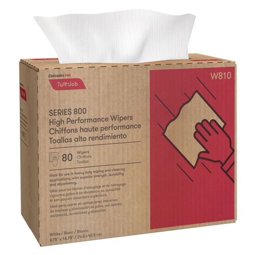 Pro Tuff-Job Wipers, Heavy-Duty, 9-3/4" L x 16-1/4" W Ontario Packaging