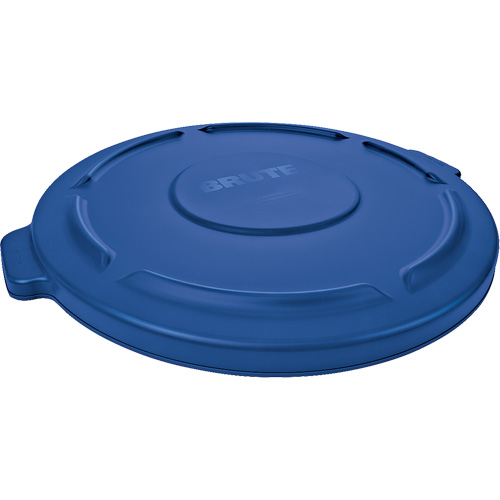 Couvercle rond pour poubelle Brute, Couvercle plat, Plastique, Convient aux contenants 22-1/4" dia. Ontario Packaging