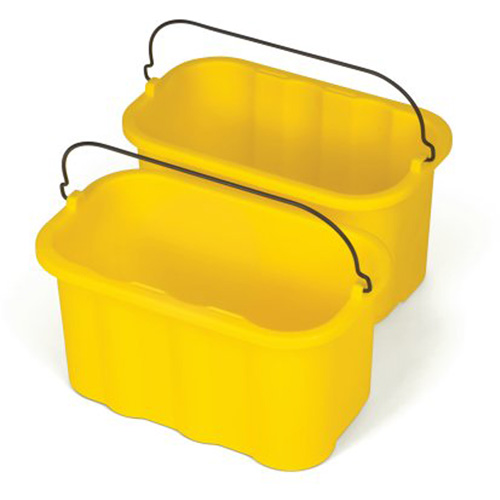 Seau porte-accessoires Executive Series, Capacit&eacute; de 2.5 gal. US (10 pintes), Jaune Ontario Packaging