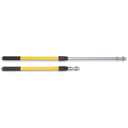 Hygen Quick Connect Short Handle, Aluminum, Quick-Connect Tip, 2" Diameter, 40" Length Ontario Packaging
