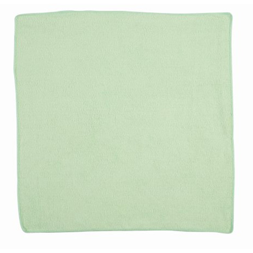Chiffon de nettoyage pour travaux l&eacute;gers, Microfibre, Vert Ontario Packaging