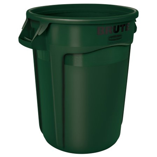 Vented Brute&reg; Waste Container, Plastic, 32 US gal. Ontario Packaging