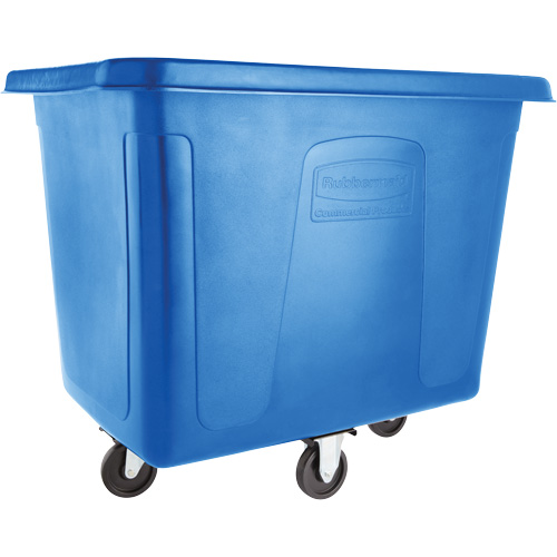 Chariot cubique, Plastique recycl&eacute; noir, 38" lo x 26" la x 28" h, Volume 8 pi³, Capacit&eacute; 300 lb Ontario Packaging
