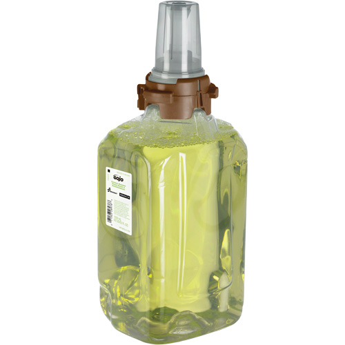 Savon mousse de douche et pour les mains pour distributeur ADX-12 de GOJO, 1250 ml, Gingembre et agrumes, Cartouche en plastique Ontario Packaging