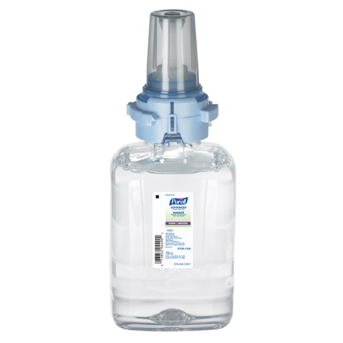 ADX-7 Advanced Foam Hand Sanitizer, 700 ml, Cartridge Refill, 70% Alcohol Ontario Packaging