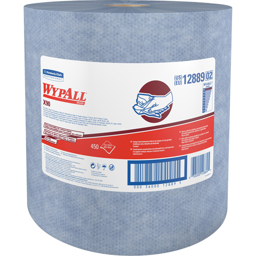 Essuie-tout X90 jumbo en rouleau, Robuste, 12-1/5" lo x 12-2/5" la Ontario Packaging