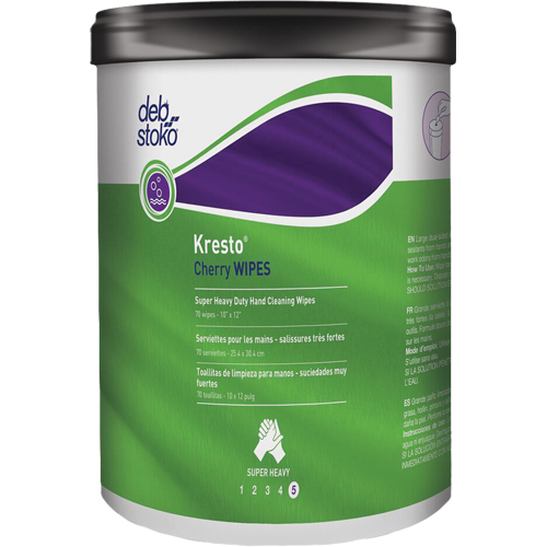 Kresto&reg; Cherry Wipes, 70 Wipes, 10" x 12" Ontario Packaging