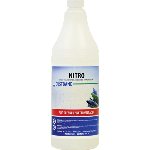 Nitro Liquid Drain Opener, 1 L, Bottle Ontario Packaging