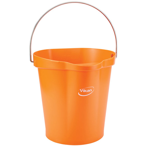 Food Hygiene Bucket, Tangerine, 3 US gal. Ontario Packaging