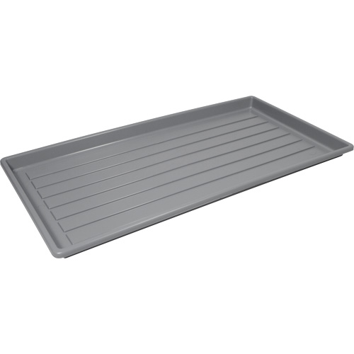 Plateau pour bottes/chaussures humides, Plastique, Gris, 27" lo x 14" la Ontario Packaging