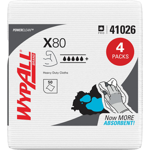 Essuie-tout X80, Robuste, 12-1/2" lo x 12" la Ontario Packaging