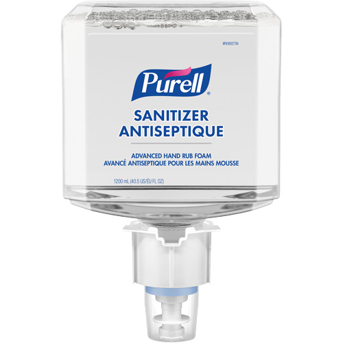 ES6 Advanced Foam Hand Sanitizer, 1200 ml, Cartridge Refill, 70% Alcohol Ontario Packaging