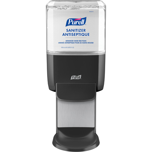Distributeur de d&eacute;sinfectant pour les mains ES4, &agrave; pression, Cap. 1200 ml Ontario Packaging