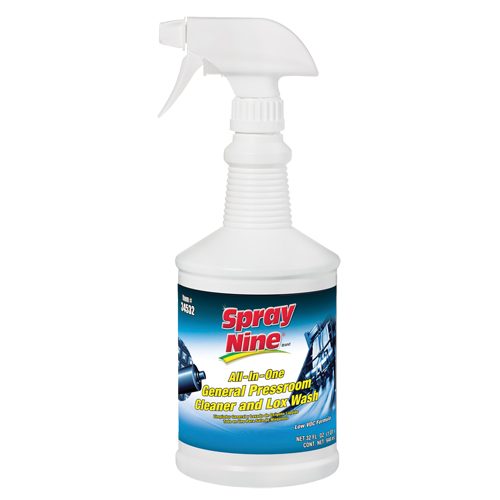 Nettoyant g&eacute;n&eacute;ral Spray Nine pour impression, 946 ml, Bouteille &agrave; g&acirc;chette Ontario Packaging