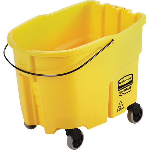 Seau pour vadrouille Wavebrake, Capacit&eacute; de 8.75 gal. US (35 pintes), Jaune Ontario Packaging