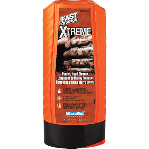Nettoyant professionnel pour les mains Xtreme, Pierre ponce, 443 ml, Bouteille, Orange Ontario Packaging