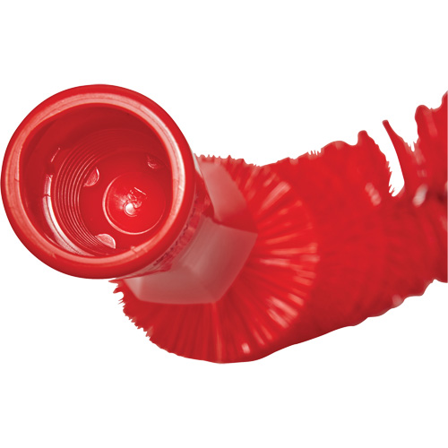 Brosse recourb&eacute;e, Soies Moyen/Ferme, Longueur de 15-1/2", Rouge Ontario Packaging