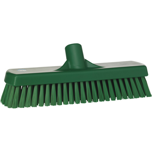 Brosse &agrave; r&eacute;curer pour planchers et murs, Crins Ferme, 12", Polyester, Vert Ontario Packaging
