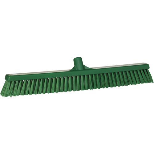 Balai-brosse &agrave; soies combin&eacute;es, Crins Cors&eacute;/Fin, 24", Polyester, Vert Ontario Packaging