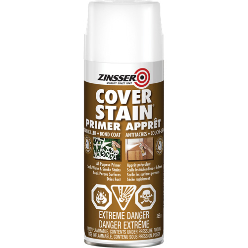 Cover Stain&reg; Oil-Base Primer Sealer, Aerosol Can, White Ontario Packaging