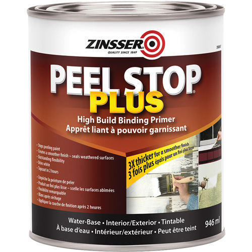 Peel Stop&reg; Plus High Build Binding Primer, 946 ml, Can, White Ontario Packaging