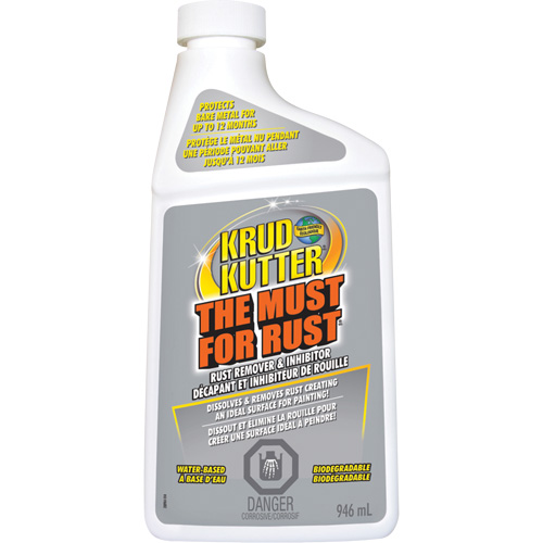 Produit contre la rouille The Must for Rust, Bouteille Ontario Packaging