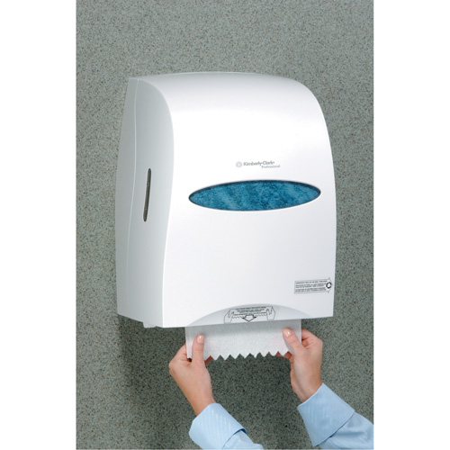 Sanitouch Hard Roll Towel Dispenser, Manual/No-Touch, 12.63" W x 10.2" D x 16.13" H Ontario Packaging