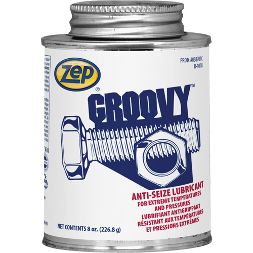 Groovy Lubricant & Anti-Seize, 8 oz., Brush Top Can, 2100°F (1100°C) Max. Temp Ontario Packaging