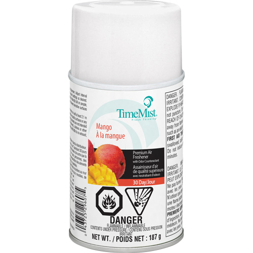 TimeMist&reg; Industrial Strength Air Freshener, Mango, Aerosol Can/Cartridge Ontario Packaging