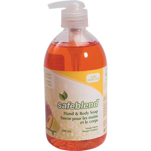 Savon pour les mains & le corps, 500 ml, Mangue papaye, Bouteille Ontario Packaging