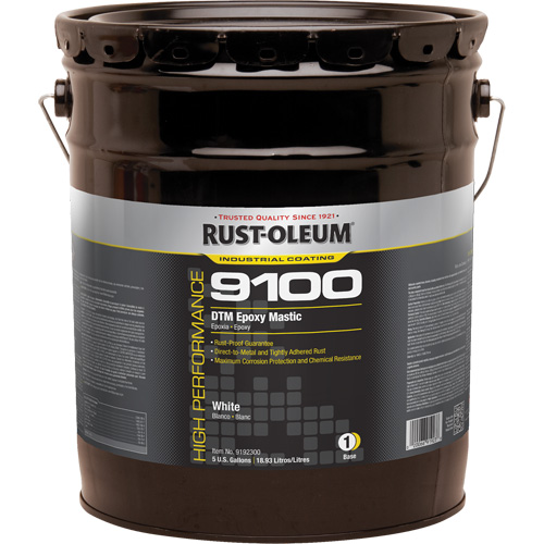 9100 System DTM Epoxy Mastic Base, White, 5 gal., Pail Ontario Packaging