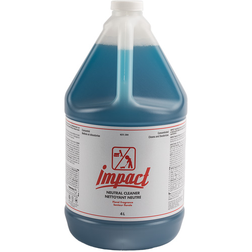 Impact Neutral Floor Cleaner, 4 L, Jug Ontario Packaging