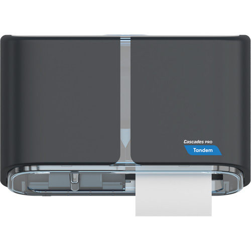 Distributeur haute capacit&eacute; de papier hygi&eacute;nique Pro Tandem &agrave; deux rouleaux, c&ocirc;te &agrave; c&ocirc;te, Multiple Capacit&eacute; du rouleau Ontario Packaging