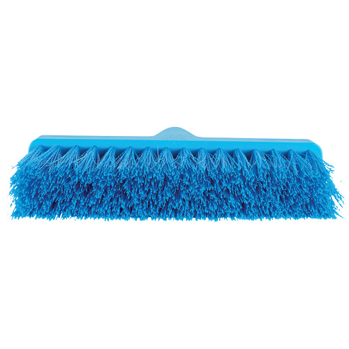 ColorCore Angle Head Broom, Medium Bristles, 10", Polypropylene, Blue Ontario Packaging