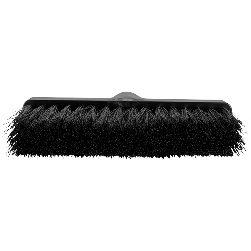 ColorCore Angle Head Broom, Medium Bristles, 10", Polypropylene, Black Ontario Packaging