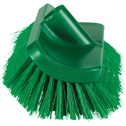 Brosse &agrave; angle double ColorCore pour surfaces hautes et basses, Soies Ferme, Longueur de 10", Vert Ontario Packaging