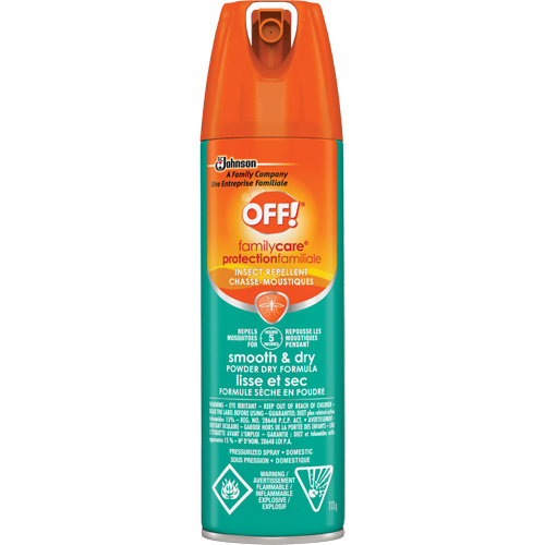 Insectifuge Off! Protection familiale lisse et sec, DEET &agrave; 15 %, A&eacute;rosol, 113 g Ontario Packaging