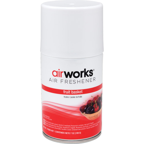 AirWorks&reg; Metered Air Fresheners, Fruit Basket, Aerosol Can Ontario Packaging
