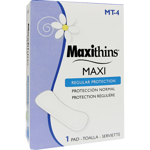 Maxithins&reg; Maxi Pads Ontario Packaging