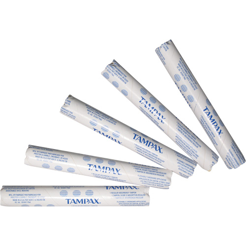 Tampons hygi&eacute;niques r&eacute;guliers Tampax Ontario Packaging